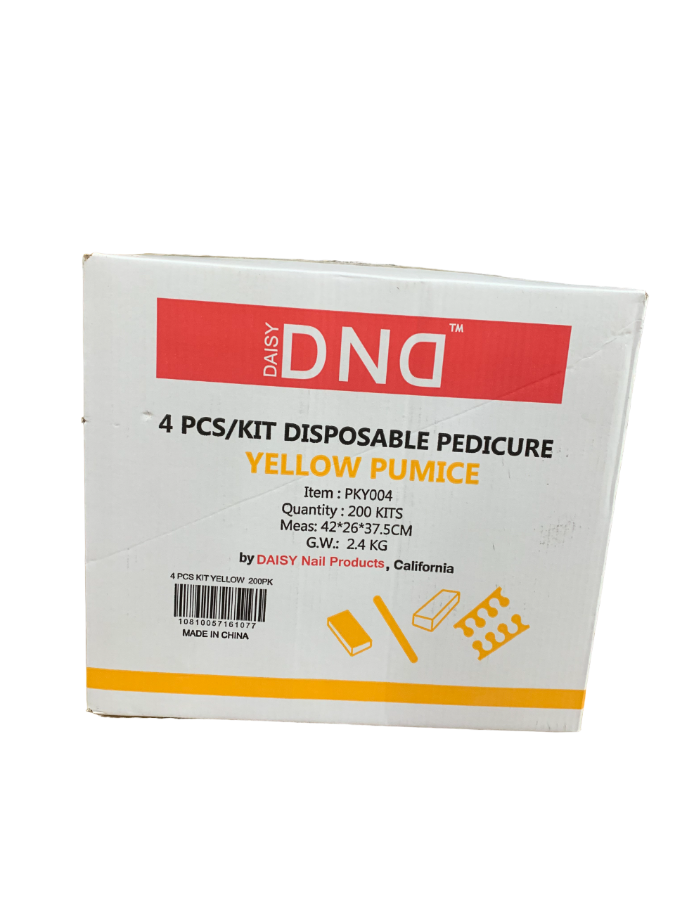 DND Disposable Pedicure Kit Case